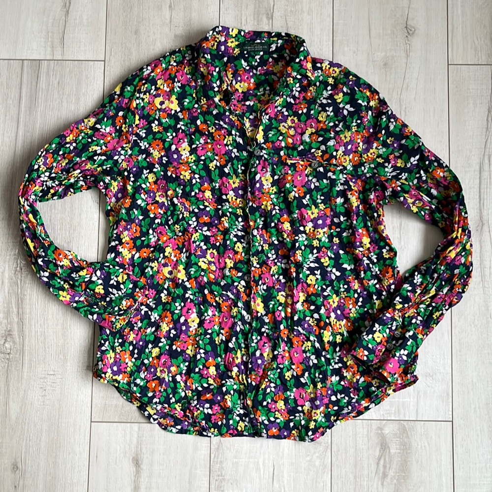 Vintage Ralph lauren floral button down.